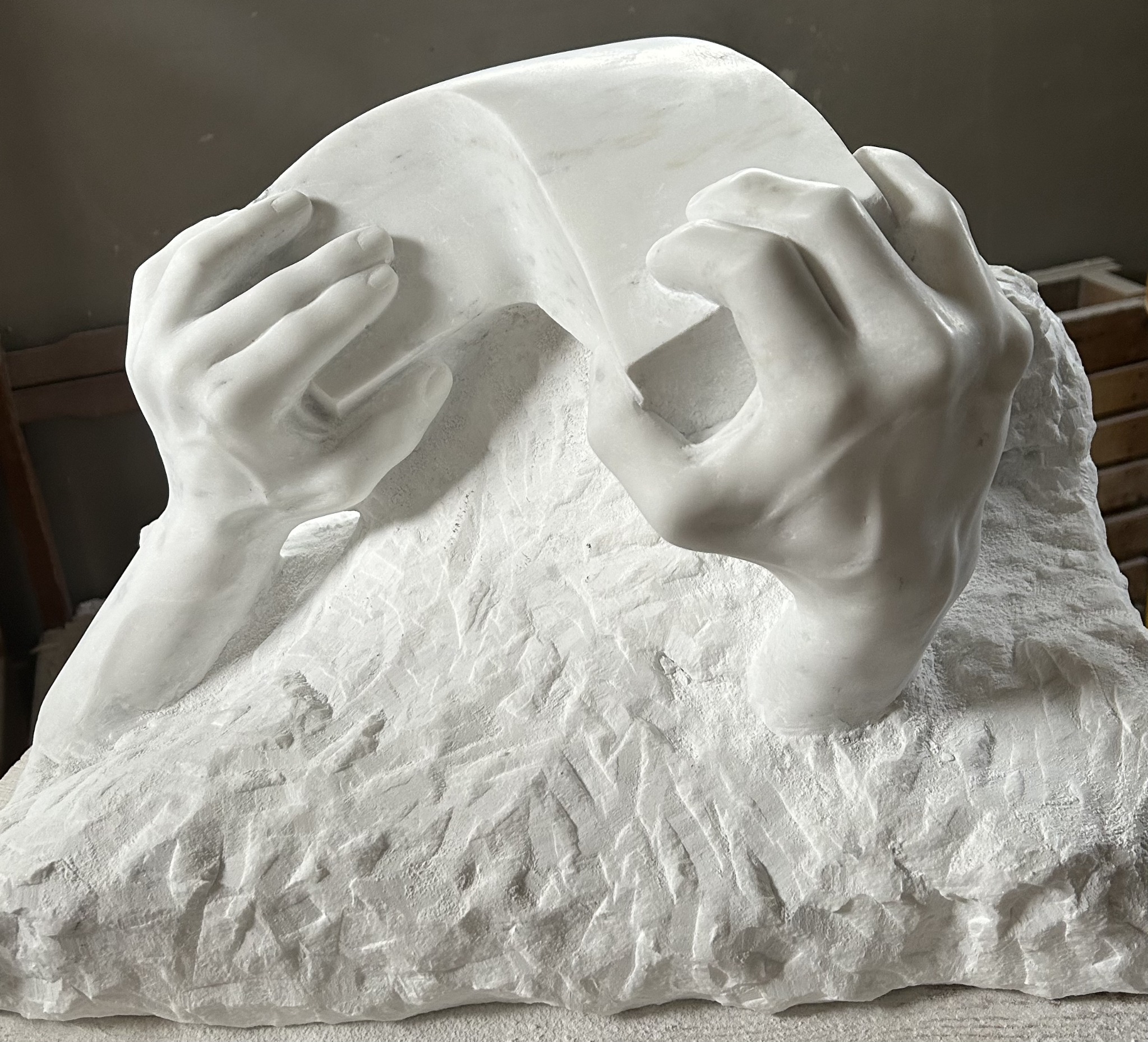 Skulptur HOMO FABER von Luzi Anderegg